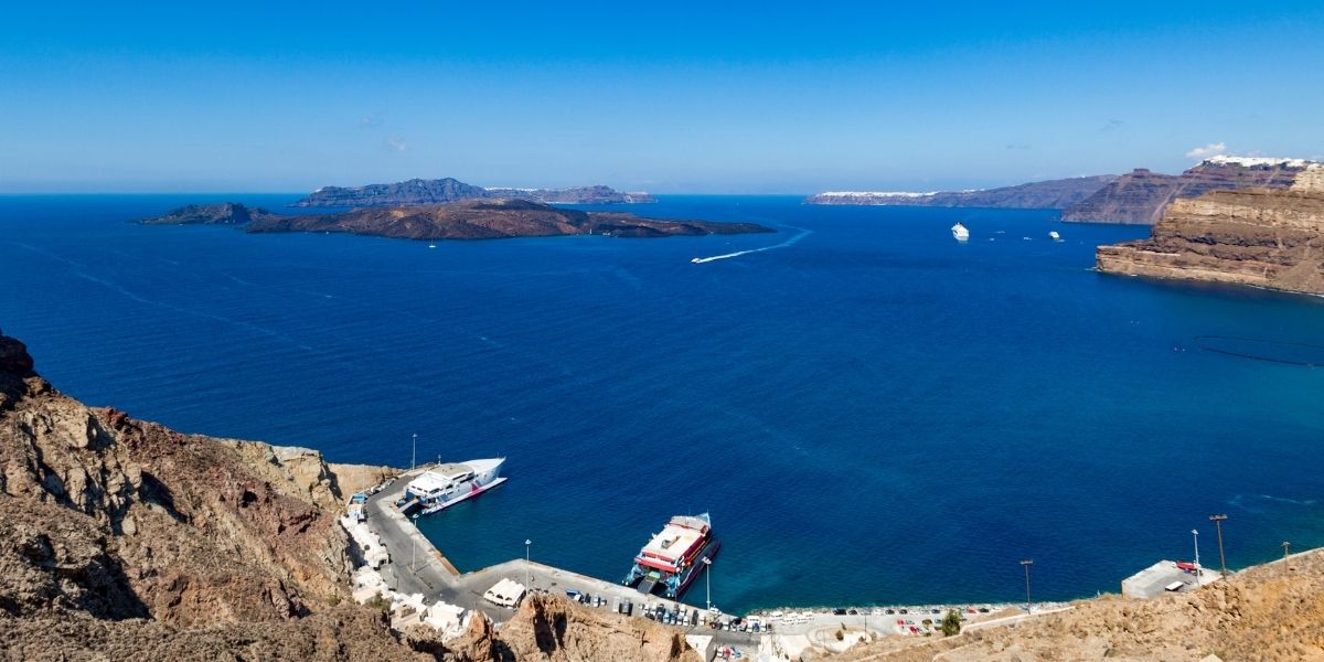 athinios port santorini magic south transfers tours santorini